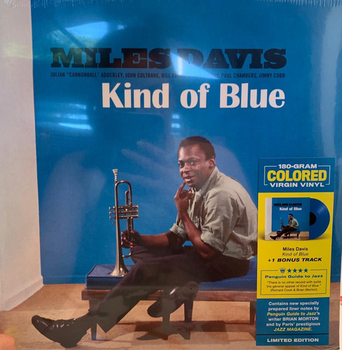 Vinilo Miles Davis Kind Of Blue - Color Azul Nuevo Sellado