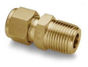 768lb8mmx1/8 Let-lok® Tube Fitting Brass 6mm Npt Thread