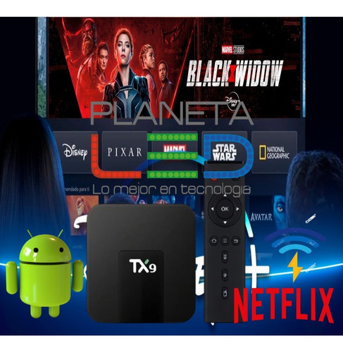 Tv Box Tx9 4gb Ram 64g Interna Android 11.1 Netflix Youtube