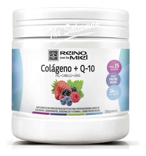 Colágeno + Coenzima Q10 + Vitamina C - Polvo Soluble - Reino