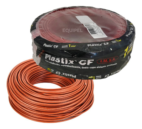 Cable Unipolar 1 Mm² Imsa Plastix Cf - Rollo X 100mts