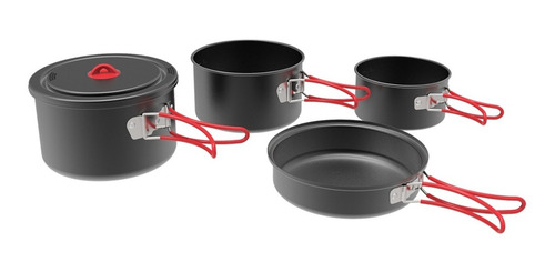Juego Cocina Aluminio Anodizado 6pzs Camping Coghlans 1824