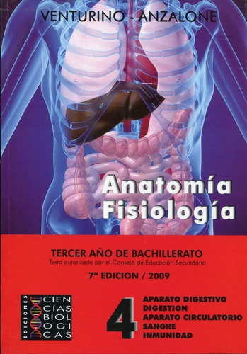 Anatomía Y Fisiología 6°año. Tomo 4.  Anzalone.  Envíos