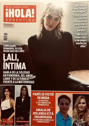 Revista Hola Argentina # 591 Lali Rocuzzo