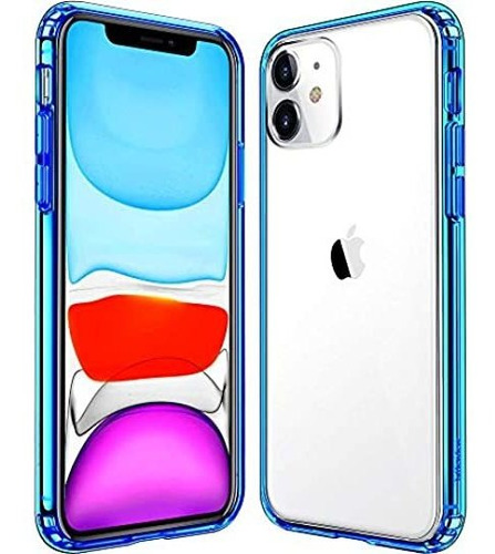 Mkeke - Carcasa Para iPhone 11, Transparente Y Transparente