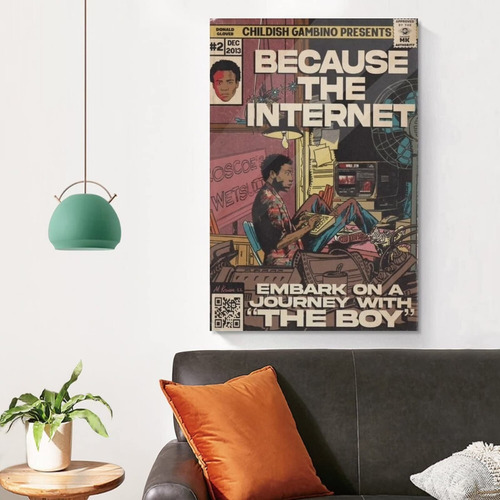Childish Gambino Because The Internet Posters Canvas Poster