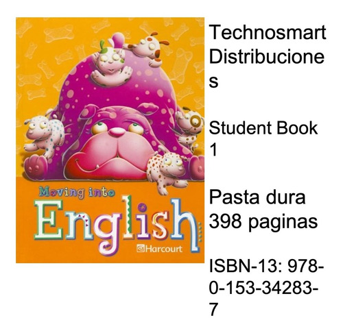 Libro Inglés Moving Into English 1 Student Book Pasta Dura