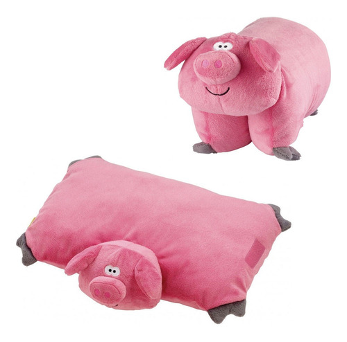 Almohada De Viaje Niños Plegable Pig