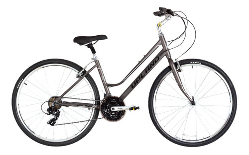 Bicicleta Dama Urbana Aro 700c Aluminio Shimano Gris Upland