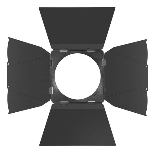 Barndoors Lb-01 Para Lente Fresnel Godox Fls8 Estrutura Preto