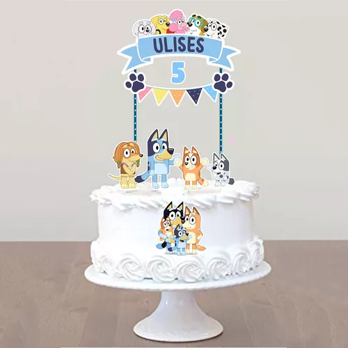 Cake Topper Pincho Adorno Torta Bluey