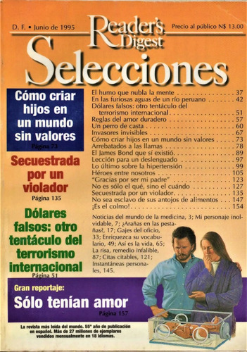 Selecciones Junio 1995 - Dólares Falsos - Hipertensión Y Más