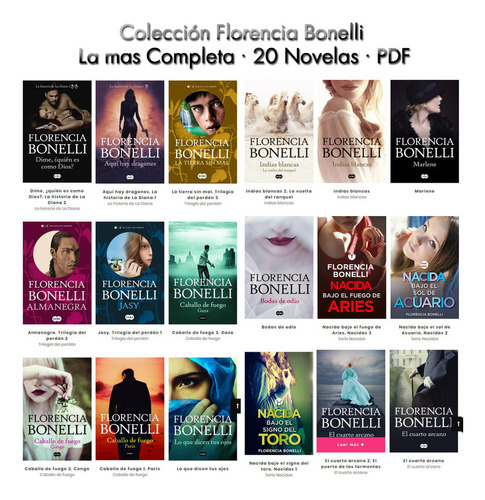 Colección Florencia Bonelli - La Mas Completa · 20 Novelas