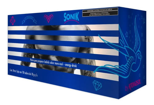 Sonik Colosal Bebida Mora Azul Energía Pura By Kromasol