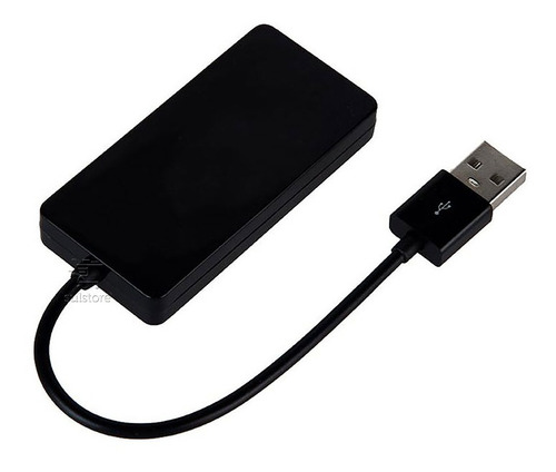 Imagem 3 de 3 de Hub Usb 2.0 4 Portas 480mbps Hu-220bk C3 Tech Preto Led