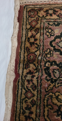 Tapete Passadeira Persa Antiga Muito Grande Rara 5.2 M 80 Cm Floral Salmão Claro (Usado)