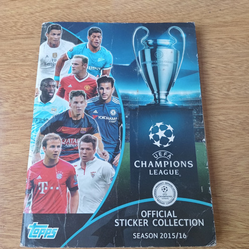 Album Uefa Champions League 2015/16 Incompleto Topps Detalle