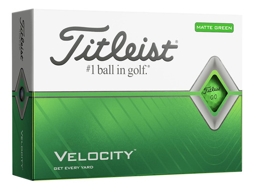 Pelotas Bolas De Golf Titleist Velocity Calidad Verde