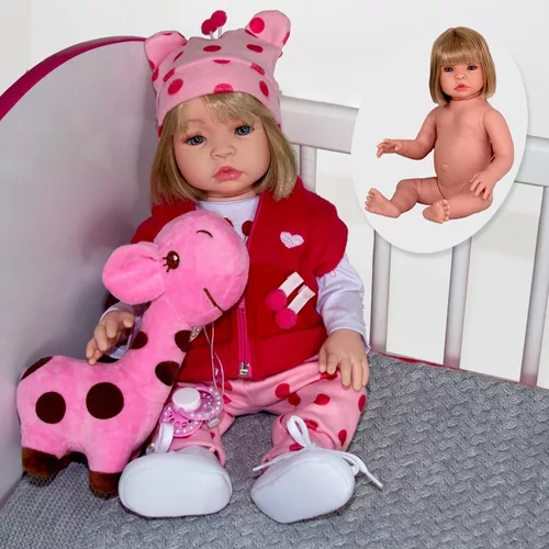 Bebe Reborn Realista Barata Baby Alive 52 cm Adora Princesa na Americanas  Empresas