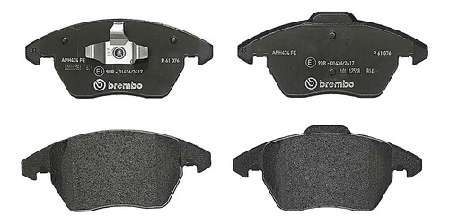 Kit Delanteras Balatas Bajos Metales Brembo 207 08