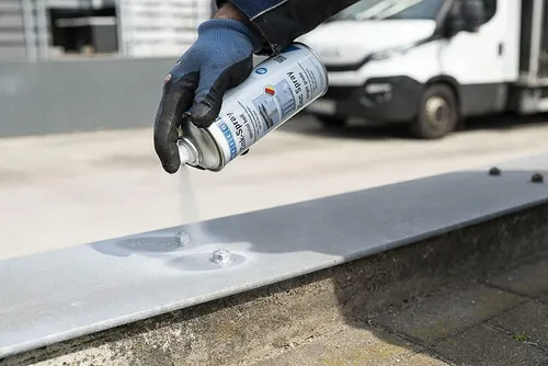 Spray De Zinc Brillante Galvanizado En Frío 400 Ml Weicon