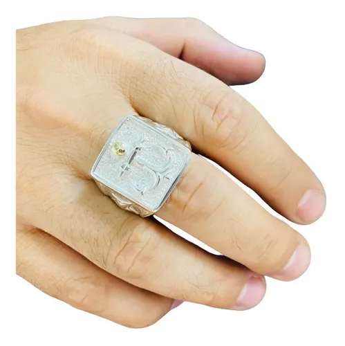 Anillos cuadrados para hombre hotsell
