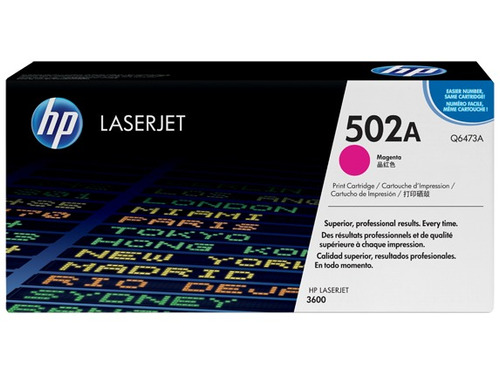 Toner Hp Q6473a 502a Sellado Originales