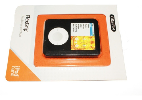 Funda iPod Nano 3g 3th 3 Generacion Negro Flexible