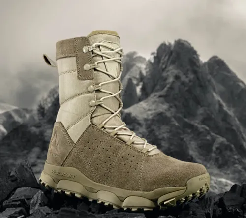 comprar Botas Tacticas Beige 100% Cuero Wolker Originales Importadas