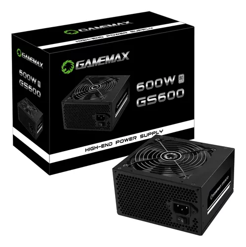 Fonte Gamemax Gm600 Preta 80plus Bronze 600w Preto 110v/220v