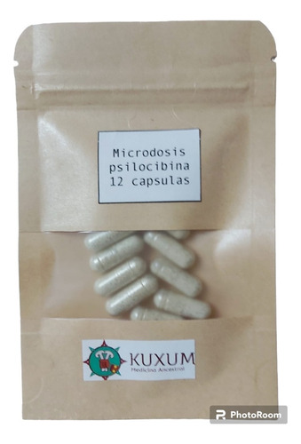 Microdosis De Psilocibina 12 Capsulas, 1 Mes De Tratamiento