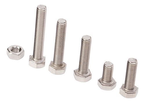 Juego De Tuercas M5, Tornillos Y Tornillos De Acero Inoxidab