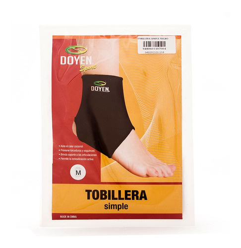 Tobillera Doyen Simple Blanco Unisex