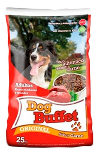 Kit Alimento Perro Dog Buffet 25kg(solo Rm Flex*) +regalo Tm