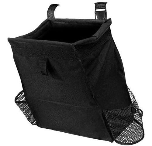 Vvivid Bolsa Basura Organizador Nailon Negro Para Asiento