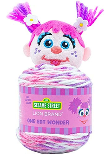 Lion Brand Yarn Sesame Street - One Hat Wonder Yarn, Abby Ca