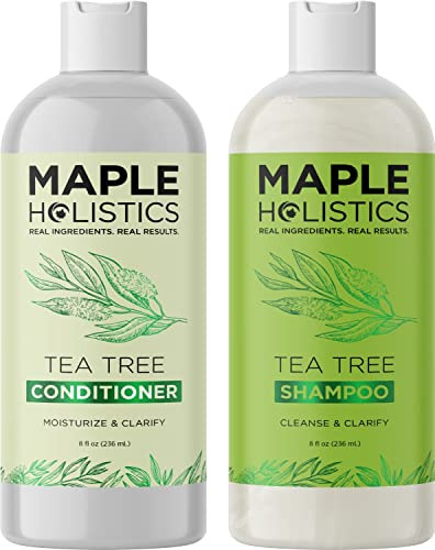 Tea Tree Shampoo And Conditioner Set - Sulfate Free Mq8ob