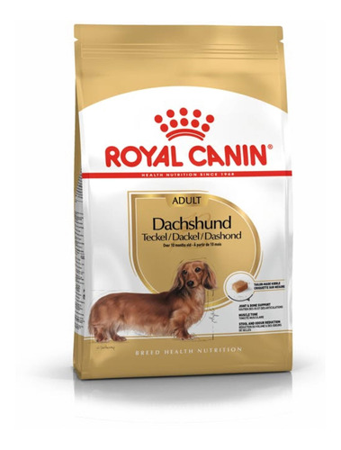 Alimento Royal Canin Breed Health Nutrition Dachshund para cão adulto de raça mini e pequena sabor mix em sacola de 2.5kg
