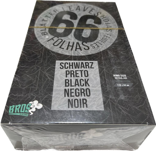 Seda Bros Black Preta King Size Caixa Original