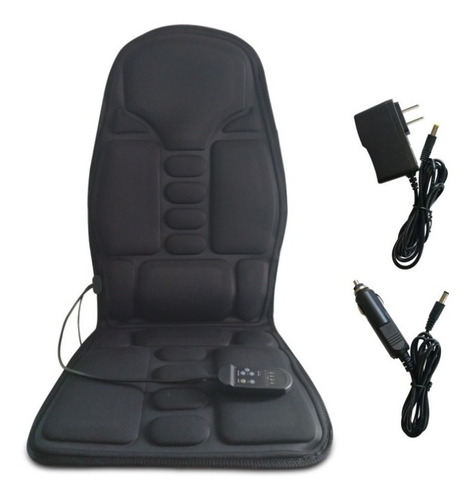 Masajeador Asiento De Espalda Cuello Vibración Calor Shiatsu