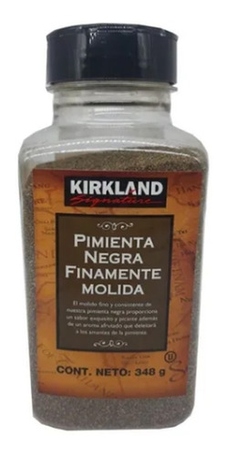 Pimienta Negra Molido Fino Kirkland 348gr