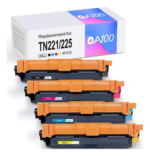 Oa100 - Cartucho De Tóner Compatible Para Brother Tn221 Tn22