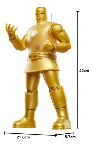 Ironman Hasbro Articulado Estilo Retro Con Accesorios