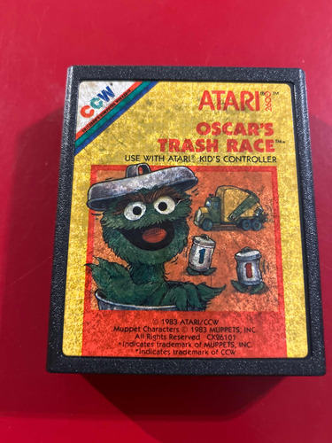 Oscar Trash Race Atari 2600