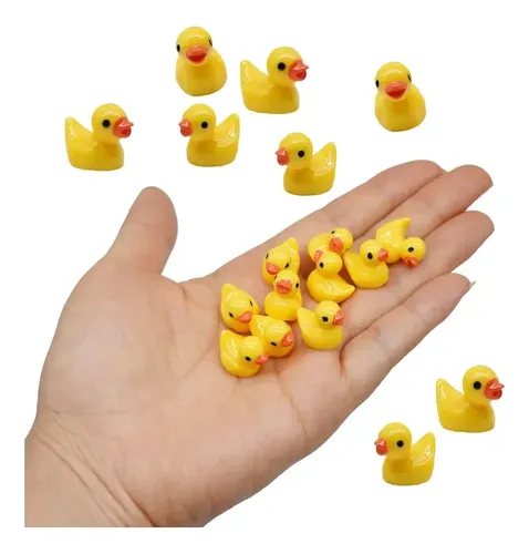 MiniInflat 150 piezas de mini patos de resina en miniatura, patos pequeños, figuras MiniInflat 150 piezas de mini patos de resina en miniatura, patos pequeños, figuras