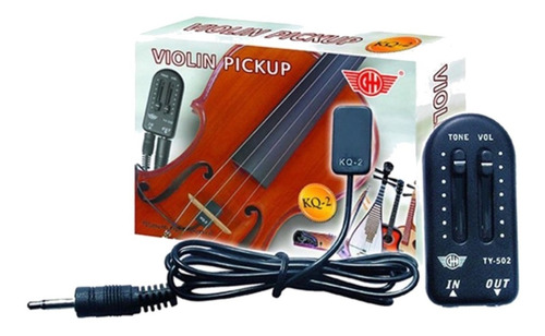 Microfono Para Violin - Violin Pickup - Control De Volumen