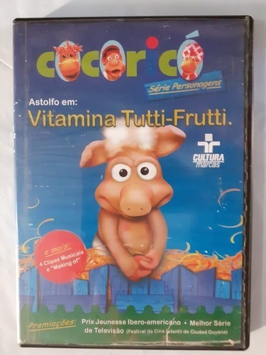 Dvd - Cocórico - Vitamina Tutti Frutti