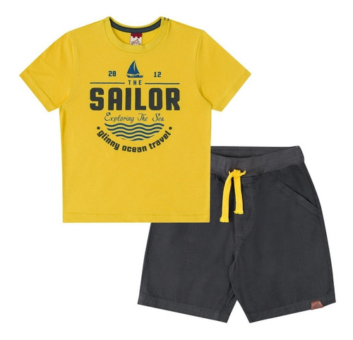 Conjunto Infantil Menino Sailor - Glinny