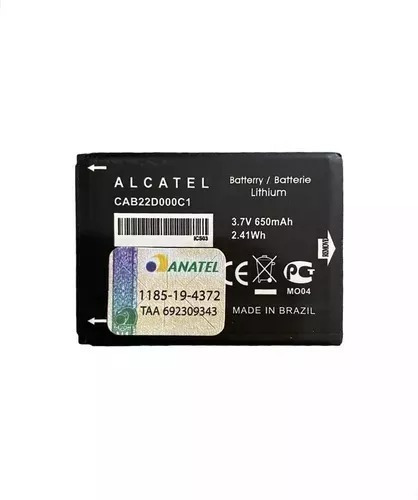 Bateria Alcatel One Touch 1010d Org Modelo Cab22d000c1 Nova