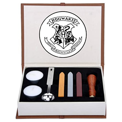 Vihome Insignia Escolar Mágica Para Hogwarts, Kit De Sellos